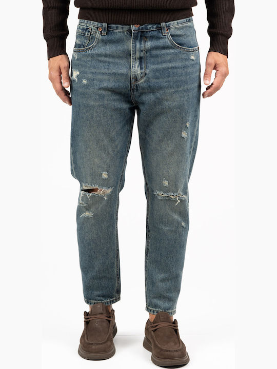 Men's Relaxed Fit Blue Jeans