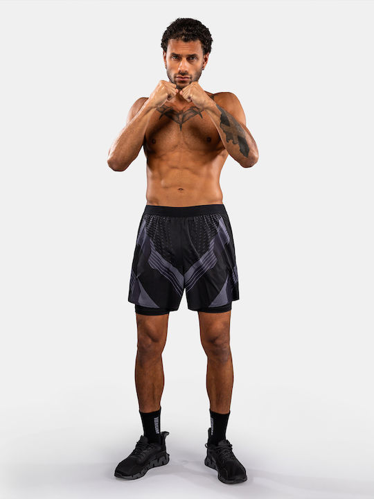 2-in-1 Sport-Shorts für Herren Black/Grey