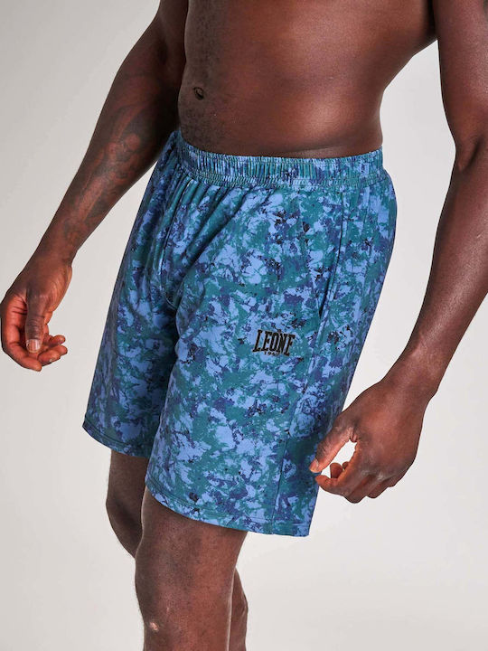 Leone 1947 Sportliche Herren-Shorts Blue/Green ...