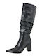 Binta Leather Women's Black Boots