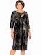 Evening Velvet Dress Black