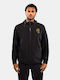 Men's Track Jacket Hoodie Black/Gold