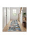 vidaXL Blue Runner Rug 50x250 cm