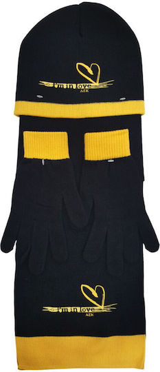 Unisex Knit Beanie in Black