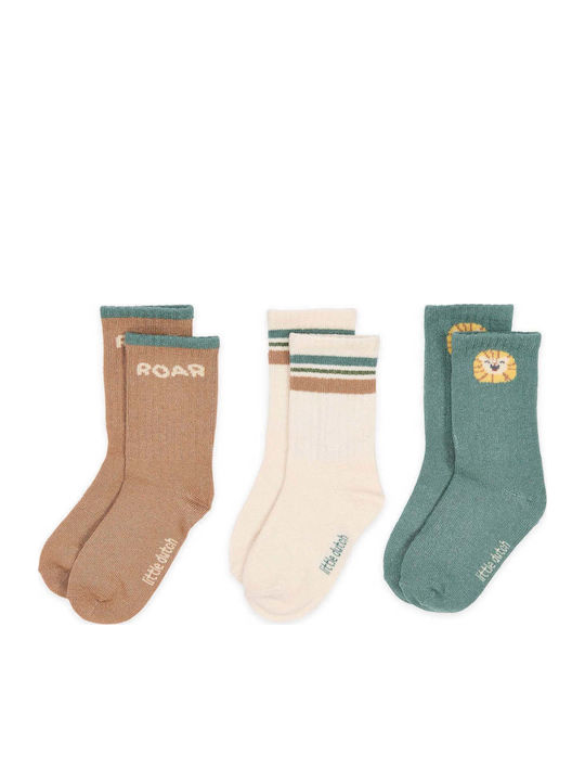 Little Dutch Kids' Socks Safari Friends Multicolour 3 Pairs