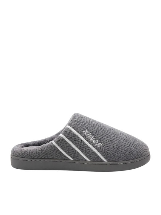 Jomix Graue Herren Hausschuhe