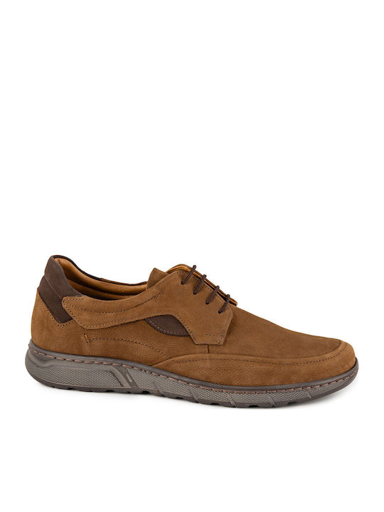 Antonio Shoes Brown Leather Men's Casual Shoes