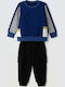Kinder Jogginganzug Set mit Sweatshirt in Blau