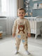 Kinder Jogginganzug-Set mit Sweatshirt in Beige