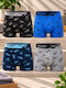 Men's Multicolour Printed Boxers 4-Pack