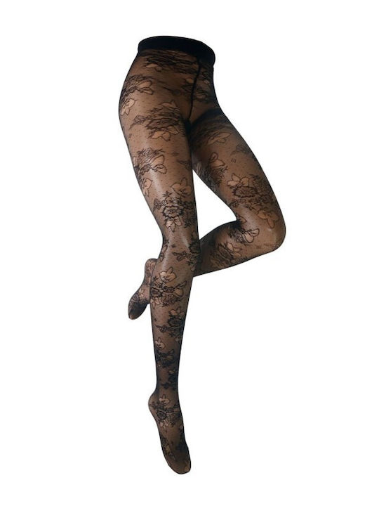 Women's Pantyhose 20 Den with Stitch Black