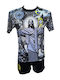 Kids Football Kit Neymar Brazil National Team Black Grey Christ Spesial Edition 101026-07