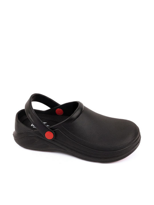 Level Anatomic Anatomische Herren-Clogs Schwarz
