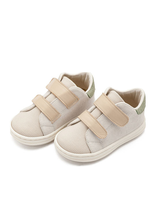 Babywalker Βαπτιστικά Δερμάτινα Sneakers Πολύχρωμα