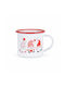 Rosberg Christmas Cup White 9x9cm 500ml