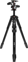 Manfrotto One Dreibeinstativ aus Aluminium mit 3-Wege-Kopf bis 177.8 cm und einer Tragkraft von 4.11 kg Manfrotto One Dreibeinstativ aus Aluminium mit 3-Wege-Kopf bis 177.8 cm und einer Tragkraft von 4.11 kg