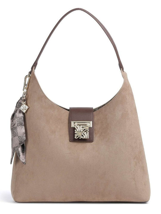 Btesa Women's Hobo Bag Taupe / Beige