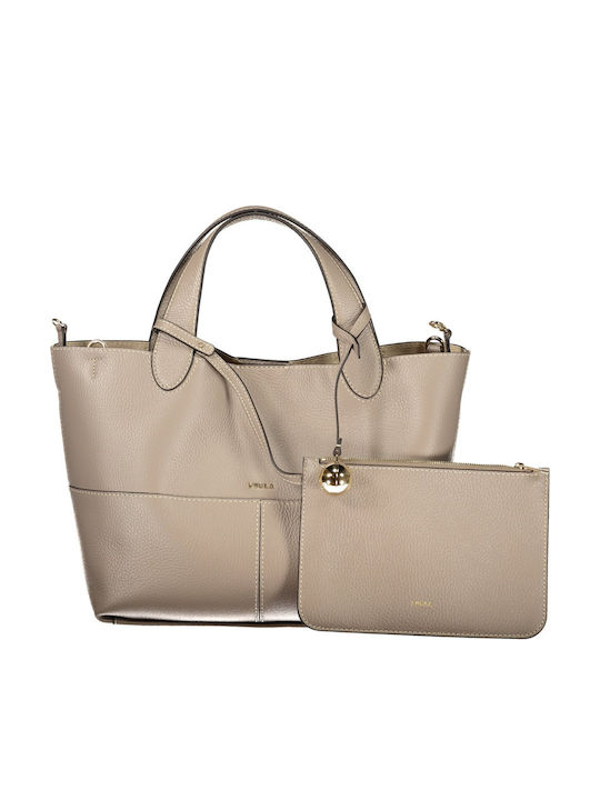 Furla Естествена Кожена Дамска Тоут Чанта