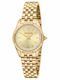 Women's 28mm Battery-Powered Watch with Gold Stainless Steel Bracelet