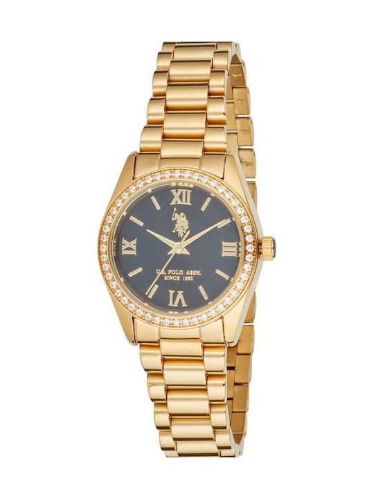 Women's 31mm Battery-Powered Watch with Gold Metal Bracelet