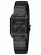 Women's 24mm Battery-Powered Watch with Black Stainless Steel Bracelet
