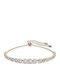 Swarovski Γυναικείο Βραχιόλι Αλυσίδα Επιχρυσωμένο 38cm
