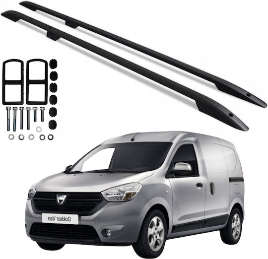Ράγες Οροφής Dacia Dokker 2013-2020 Renault Express 2021 – Μαυρες
