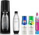 Sodastream Schwarzes Sodabereiter-Set