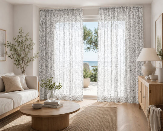 Kraft World Завеса с Перделък Черна 270x280 см.