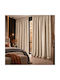Kraft World Перде с перделък в цвят екрю 270x270 см.