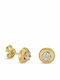 9K Gold Zircon Earrings SK3141