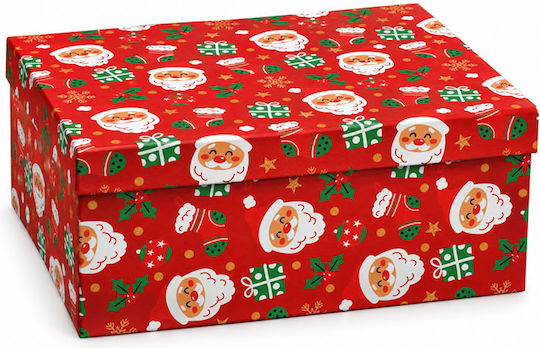 Dorosimo Christmas Paper Gift Box Red 19x7.5x13 cm