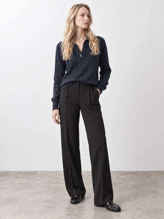 Bill Cost Women's Long Sleeve Blue Blouse