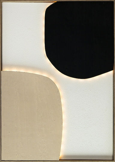 Espiel Leinwandbild mit LED-Beleuchtung 50x70cm