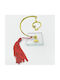 Giannopoulos Tabletop Pomegranate Lucky Charm in Metal 2027 5x5cm