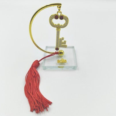 Giannopoulos Tabletop Metal Key Lucky Charm 2027 5x5cm