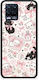 Smartfits Pinke Schleifen Kätzchen-Collage Hülle für Realme 8 8 Pro