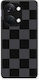 Smartfits Black Charcoal Striped Checks Oneplus Nord 3 Θήκη