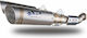 Spark Auspuff-Endschalldämpfer Titan Round Dual Slash-cut Gkt0110tom Ktm Duke 790 Abs 24