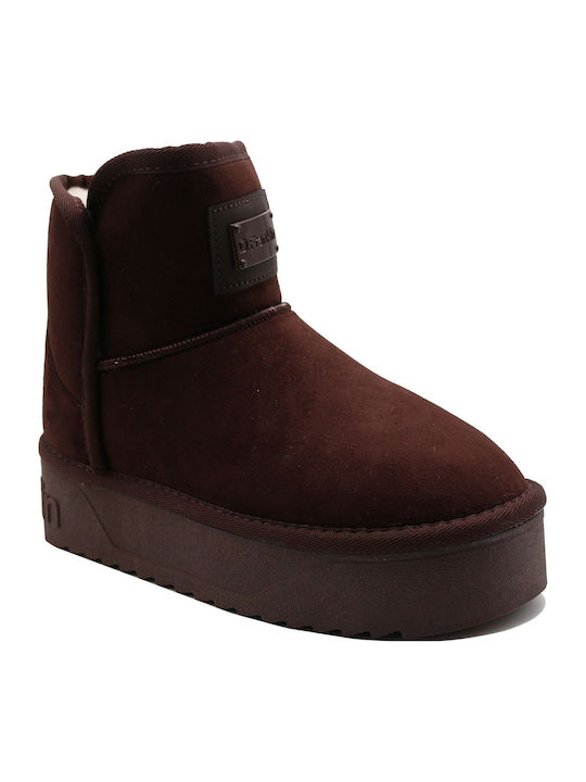 D.Franklin Nordic V.2 Damen-Stiefeletten Braun