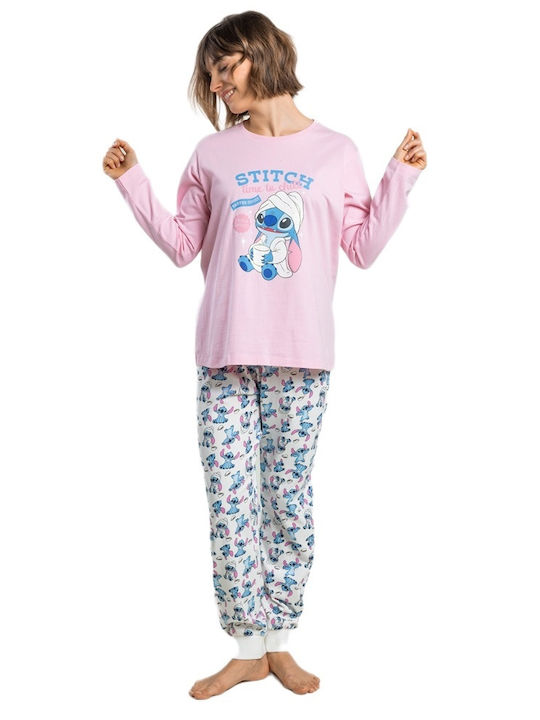 Admas Set de Pijama de Iarnă pentru Femei Roz