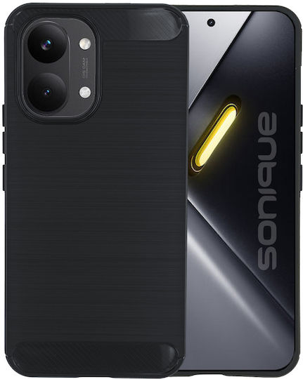 Θήκη Σιλικόνης Sonique Carbon Brushed Xiaomi Poco X8 Pro Max 5g Μαύρο