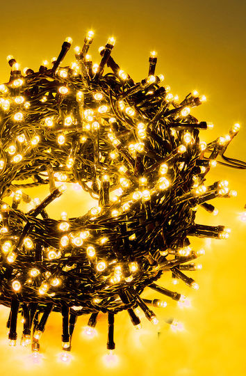 96 LED-Lämpchen 3,84 m Warmweiß in Reihe