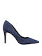 Navy Suede Heels