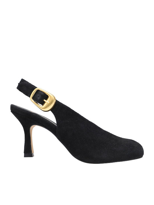 Carrano Suede Heels Black