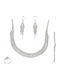Set with Necklace, Earrings, Ring & Bracelet
