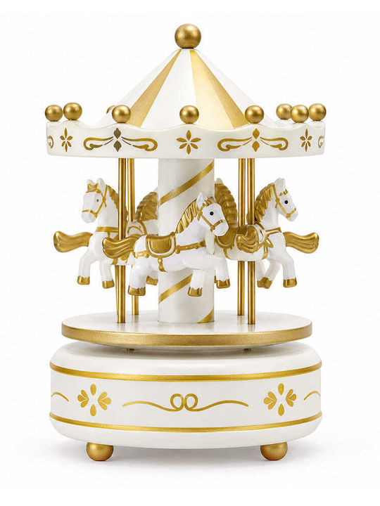 Trademarkt White Carousel with Music