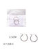 Steel Hoop Earrings 2.5cm