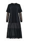 Maxi T-shirt Φόρεμα Μαύρο