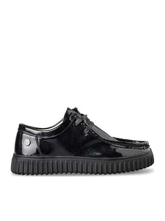 Λουστρίνι Γυναικεία Loafers σε Μαύρο Χρώμα